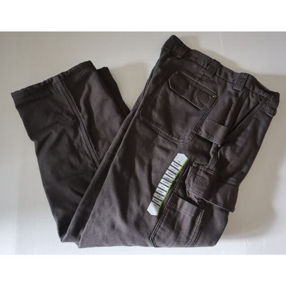 Duluth Men's Sz 42x32 Magnet Gray Fire Hose Fleece-Lined Relaxed Fit Pants - Picture 12 of 12